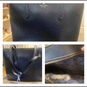 Kate Spade Midnight Blue Leather Tote